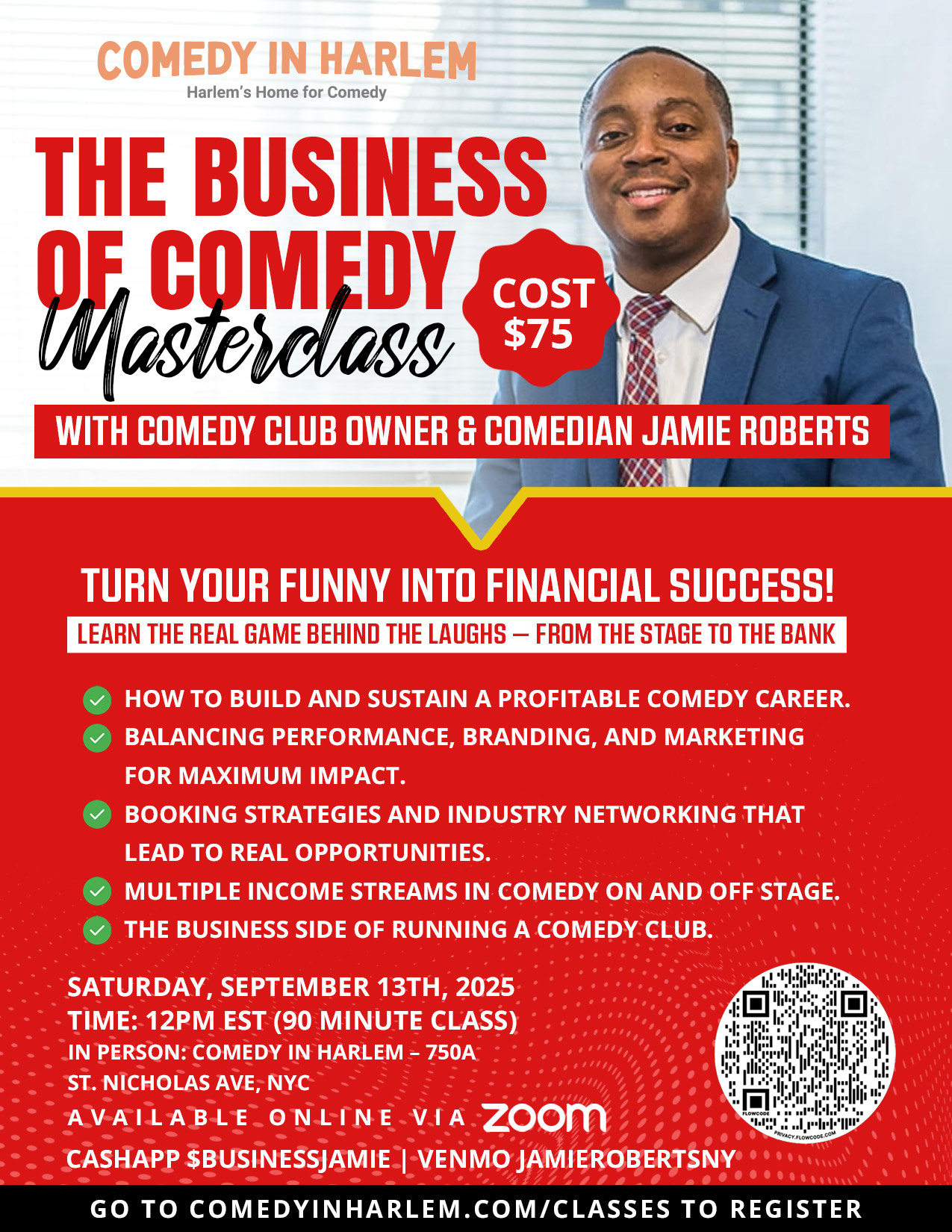 The Business Of Comedy Masterclass